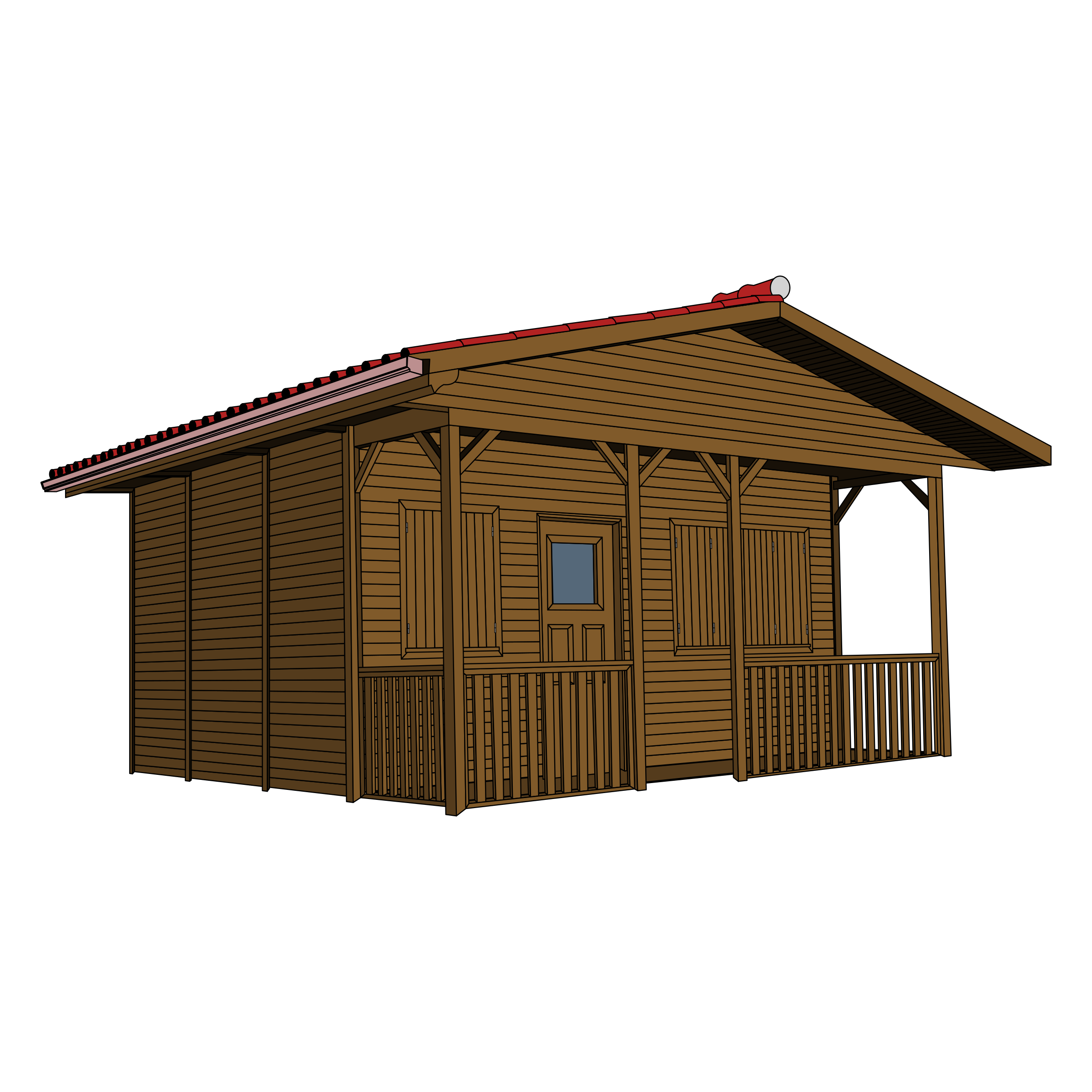 2400x2400 Hut Clipart Wooden House