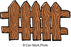 290x194 Rustic Clipart Wooden Fence