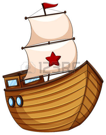 354x450 Ship Clipart Wooden Ship