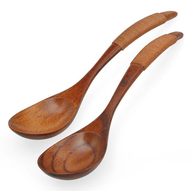 640x640 Online Shop 1pcs Wooden Spoon Long Handled Wood Rice Soup Spoon