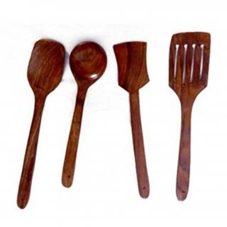 320x320 Sg Shahi Disposable Wooden Cooking Spoon Set (Pack Of 4) Buy Sg