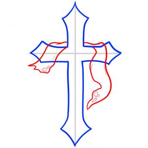 302x302 How To Draw Cool Crosses