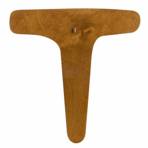 500x500 Bas Relief Jesus Christ Body With Wooden Cross, 28 Cm Online