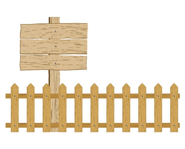 600x483 Fence Clipart Farm