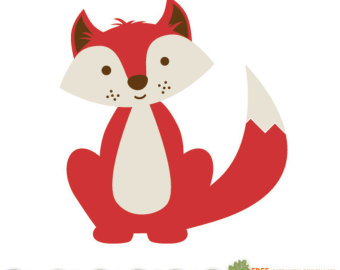 340x270 Baby Animal Clipart Woodland Fox