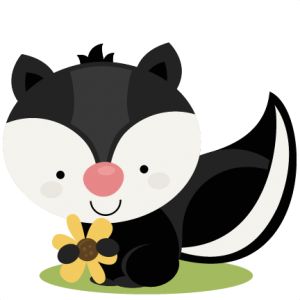 300x300 Skunk Clip Art