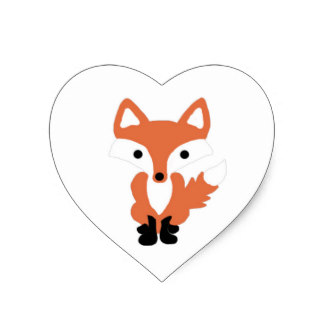 324x324 Woodland Fox Stickers Zazzle