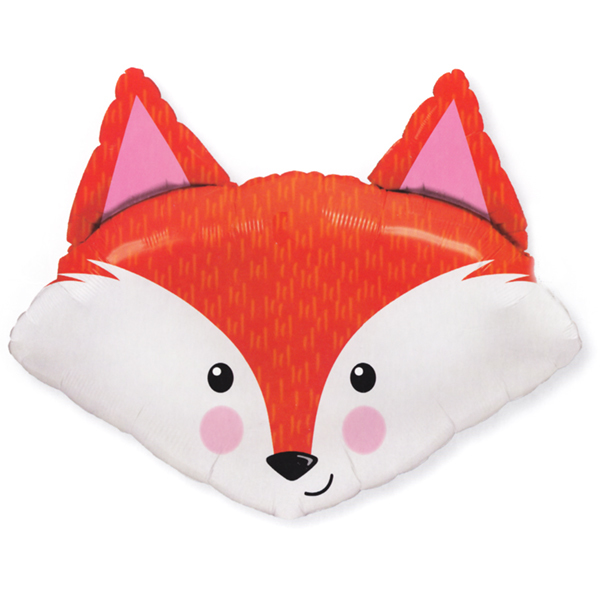 600x600 Woodland Fox Supershape Foil Balloon