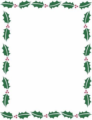 382x500 Christmas Borders For Microsoft Word Fishwolfeboro
