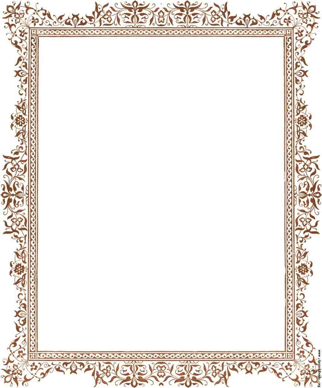 1064x1282 Art On Free Blue Christmas Borders For Microsoft Word Download