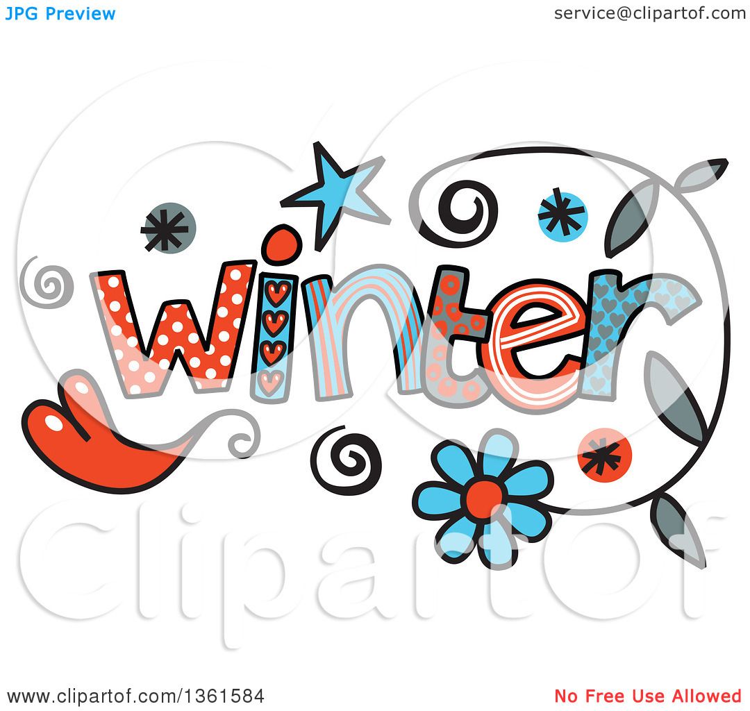 1080x1024 Word Clipart Winter