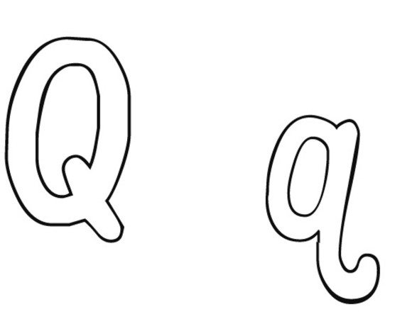 580x450 Q Coloring Pages Word Q Alphabet Coloring Pages. Q For Quarter