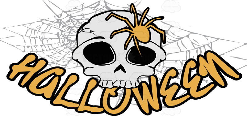 800x375 Fall Clipart October Word