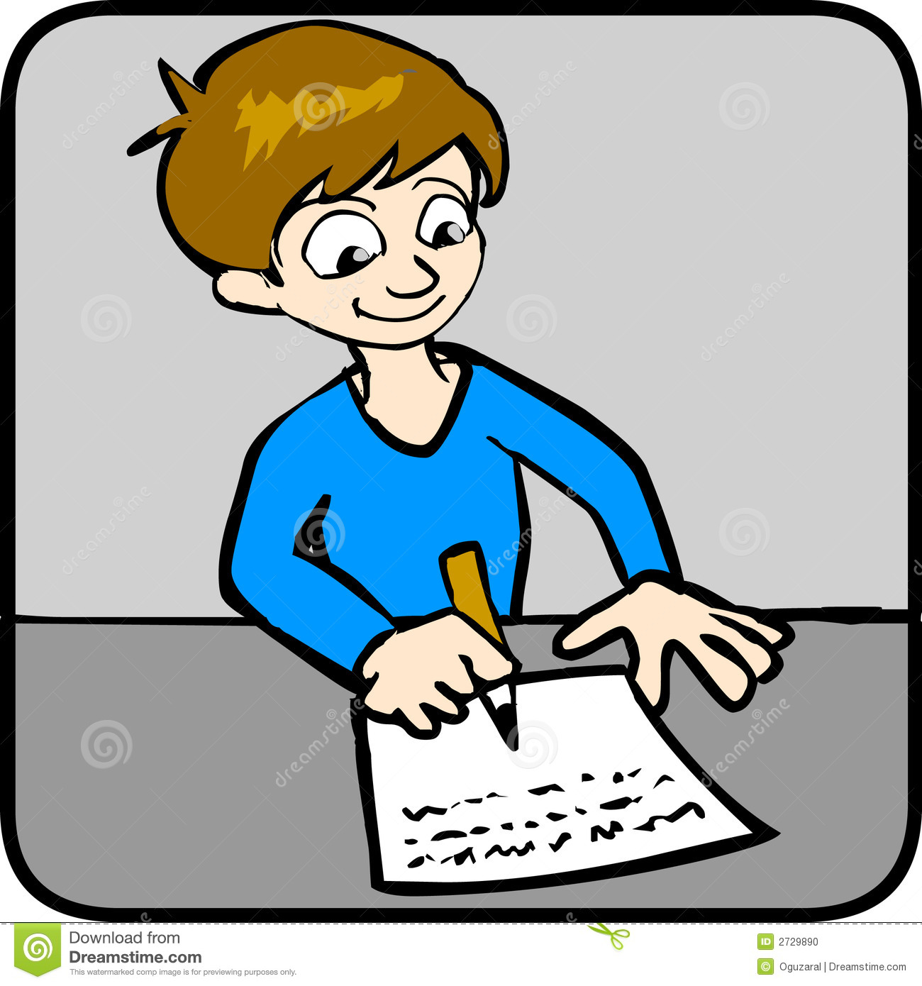 1300x1390 Free Clipart Of Children Doing School Work