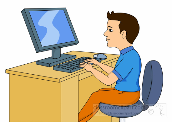 550x389 Student Working Clipart