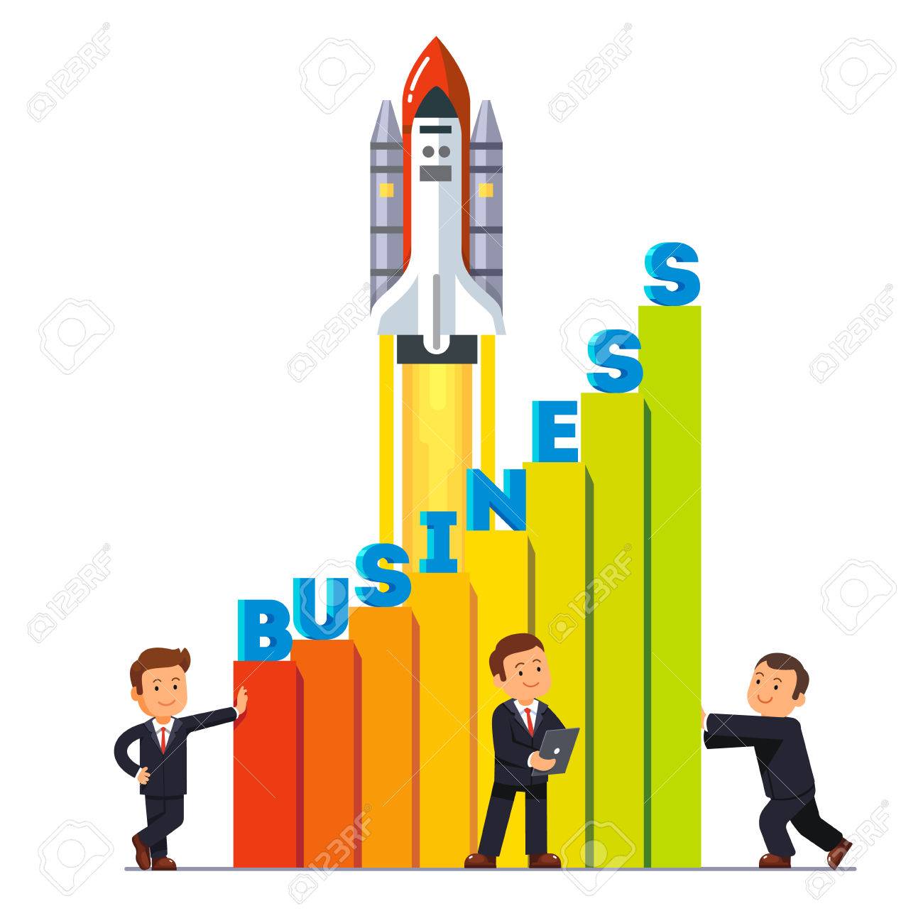 1300x1300 Businessman Team Working Together To Launch Their Growing Business