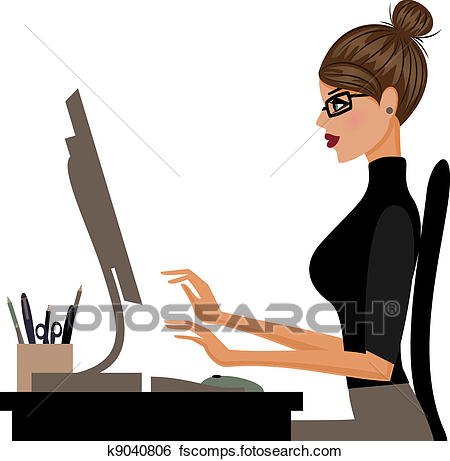 450x461 Clipart Of Woman