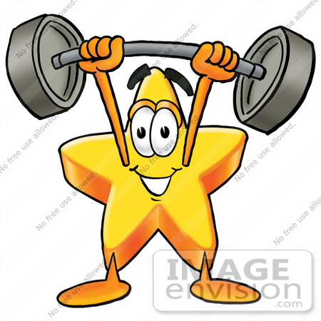 450x450 Cliprt Graphic Of Yellow Star Cartoon Character Holding
