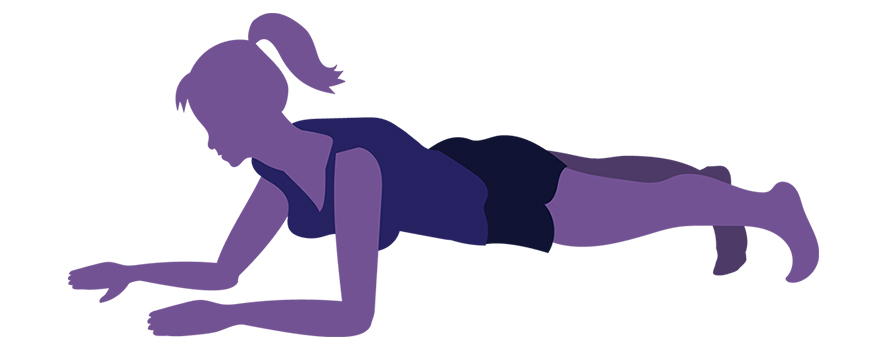 887x350 Plank Workout Clip Art Cliparts