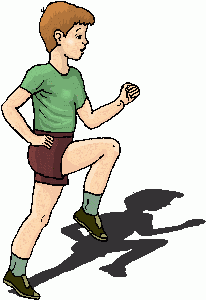 405x588 Boy Jogging Workout Clipart