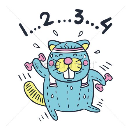 450x450 Free Workout Sweating Stock Vectors Stockunlimited