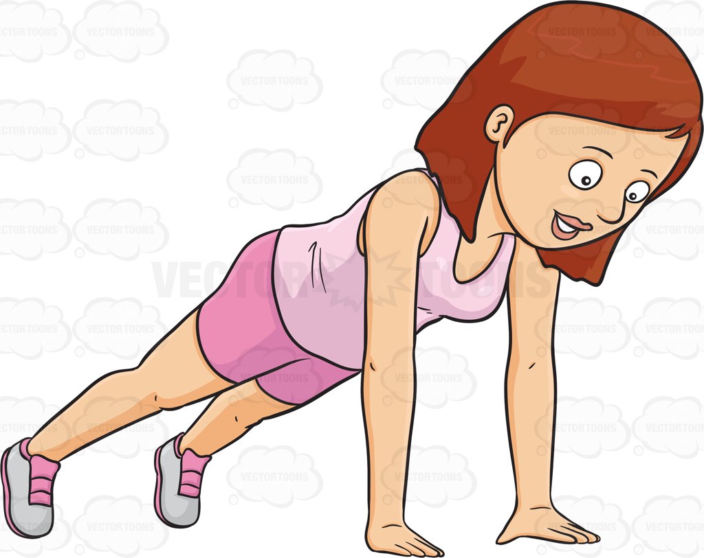 1024x813 A Woman Doing Push Ups
