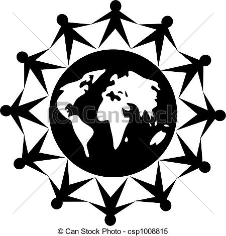 450x470 World Black And White Clipart