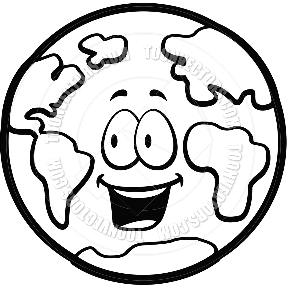940x940 Black And White Earth Clipart