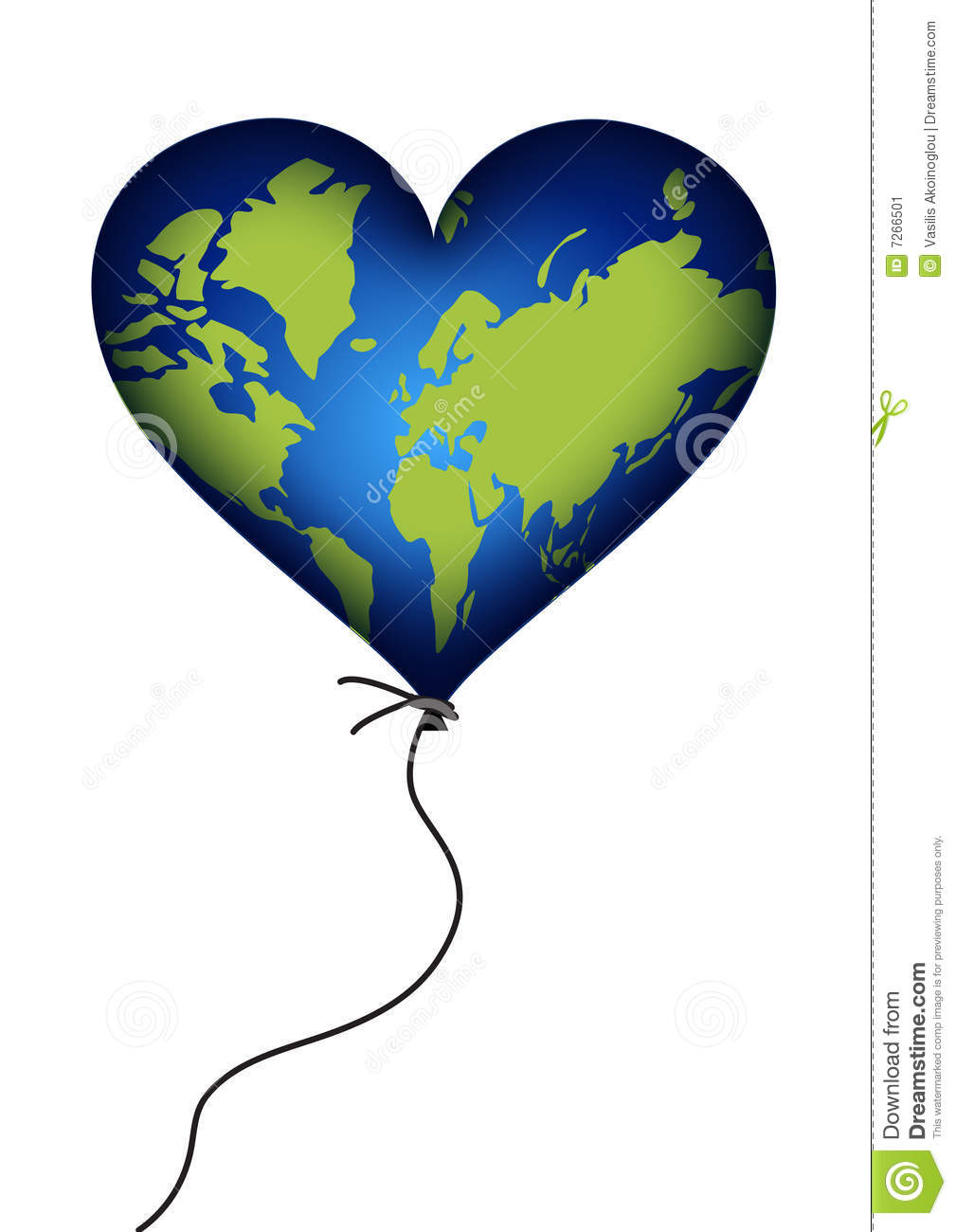 1009x1300 World With Hearts Clipart