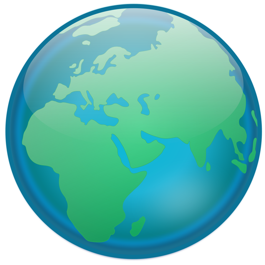 900x900 Clipart Of A Globe