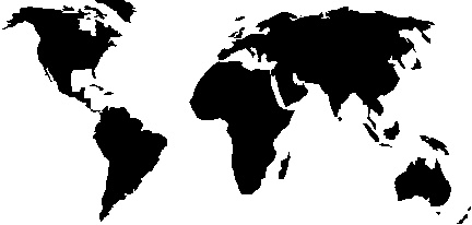432x206 Top 78 World Map Clip Art