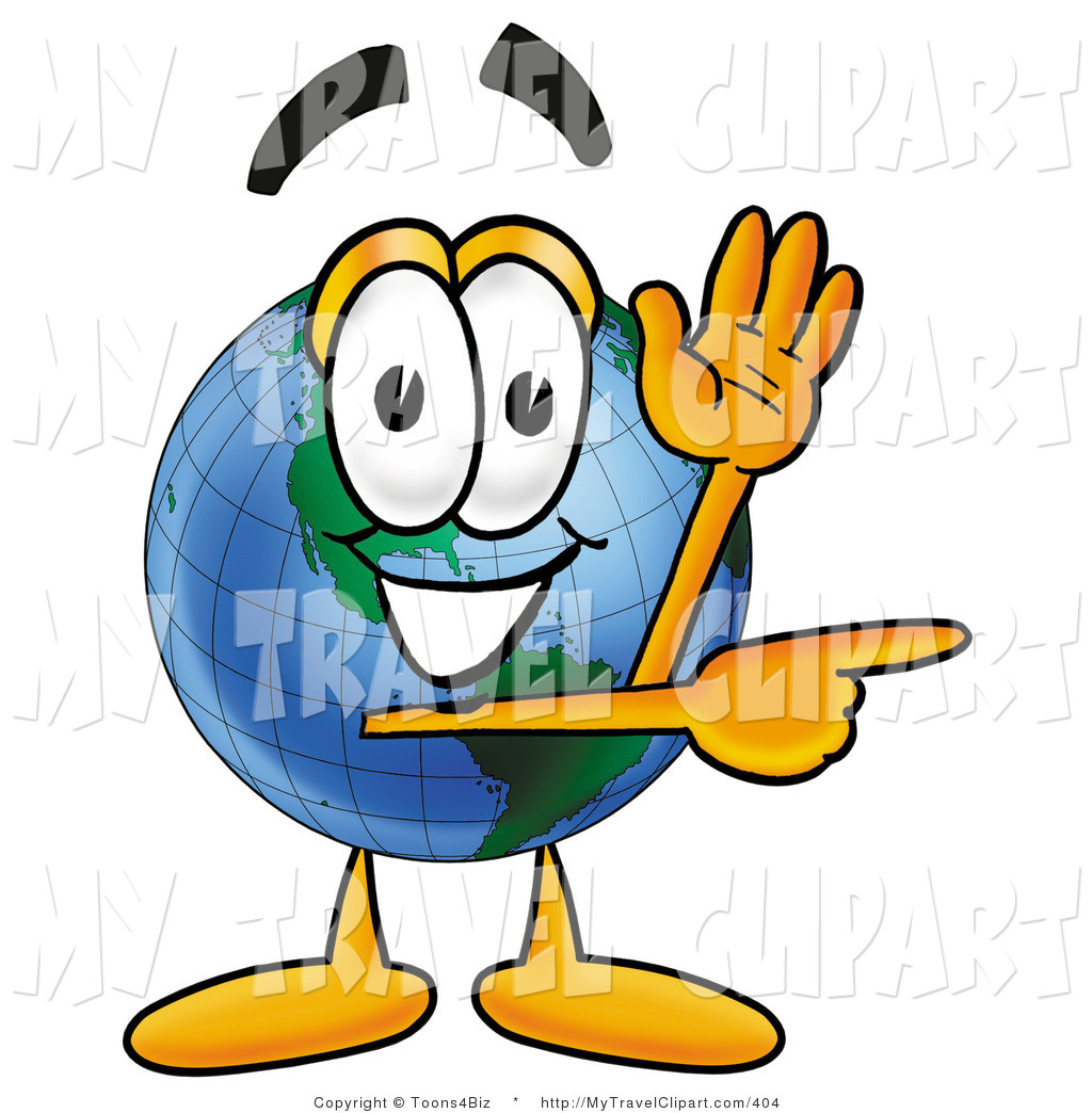 1024x1044 Clipart Of A World Earth Globe Mascot Cartoon Character Waving