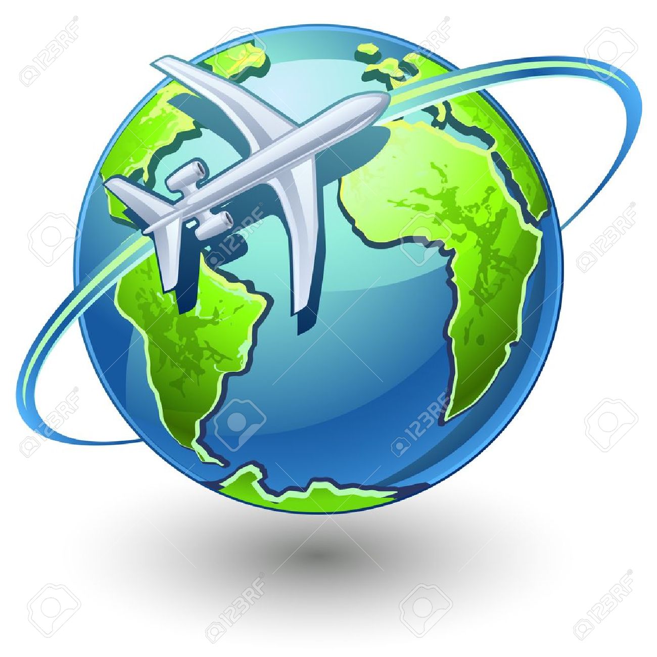 1300x1300 Globe And Plane Clipart Amp Globe And Plane Clip Art Images