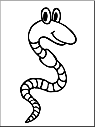 304x404 Clip Art Cartoon Worm 2 Bampw I Abcteach