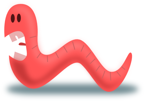 600x418 Worm Clip Art