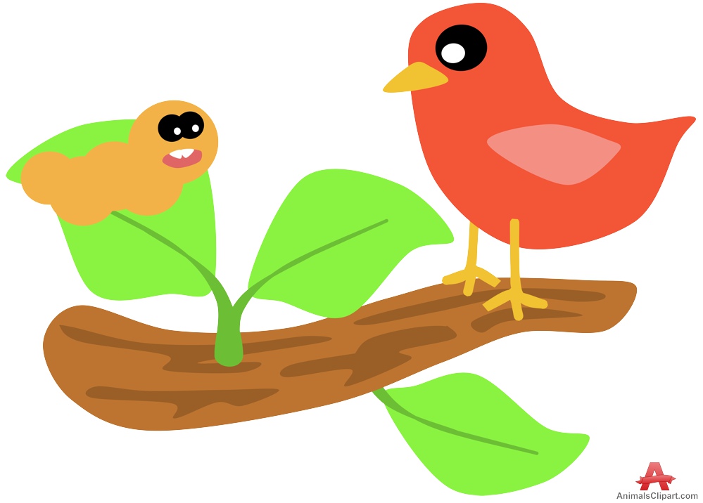 999x716 Bird And Worm Clipart Free Clipart Design Download