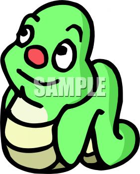 282x350 Cute Cartoon Worm