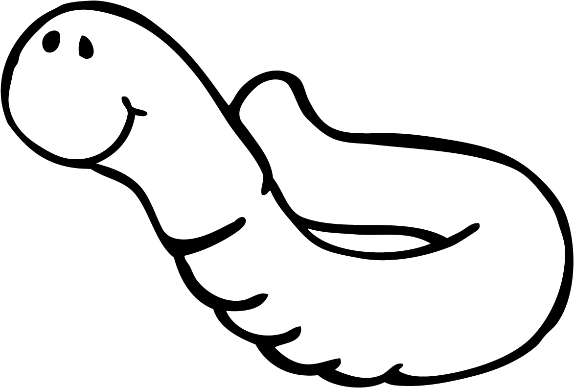 1175x792 Earthworm Black And White Clipart