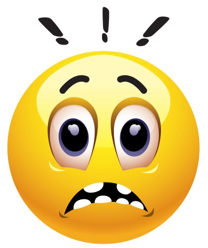 420x500 Nerves Clipart Nervous Face