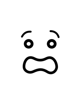 276x300 Worried Face Clip Art