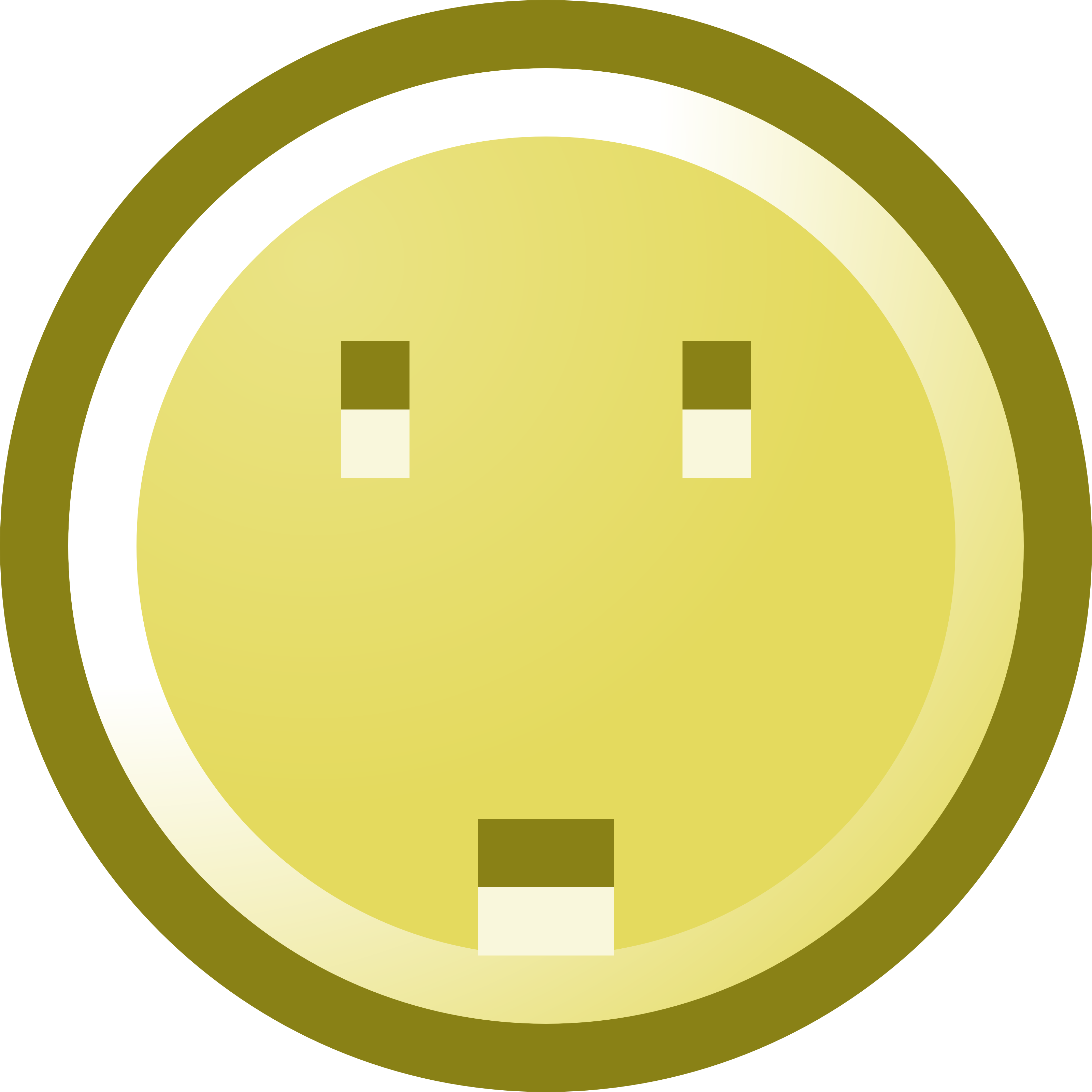 3200x3200 Free Worried Smiley Face Clip Art Illustration