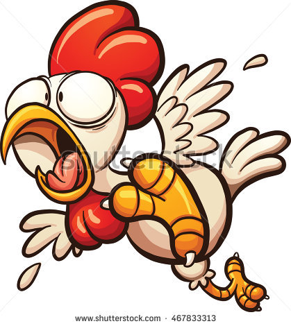419x470 Chicken Clipart Worried