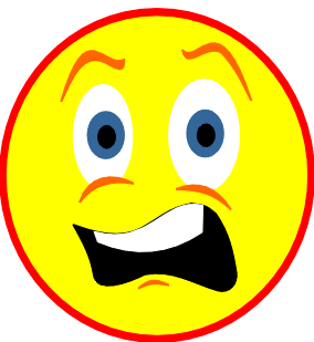 284x309 Fear Clipart Worried Face