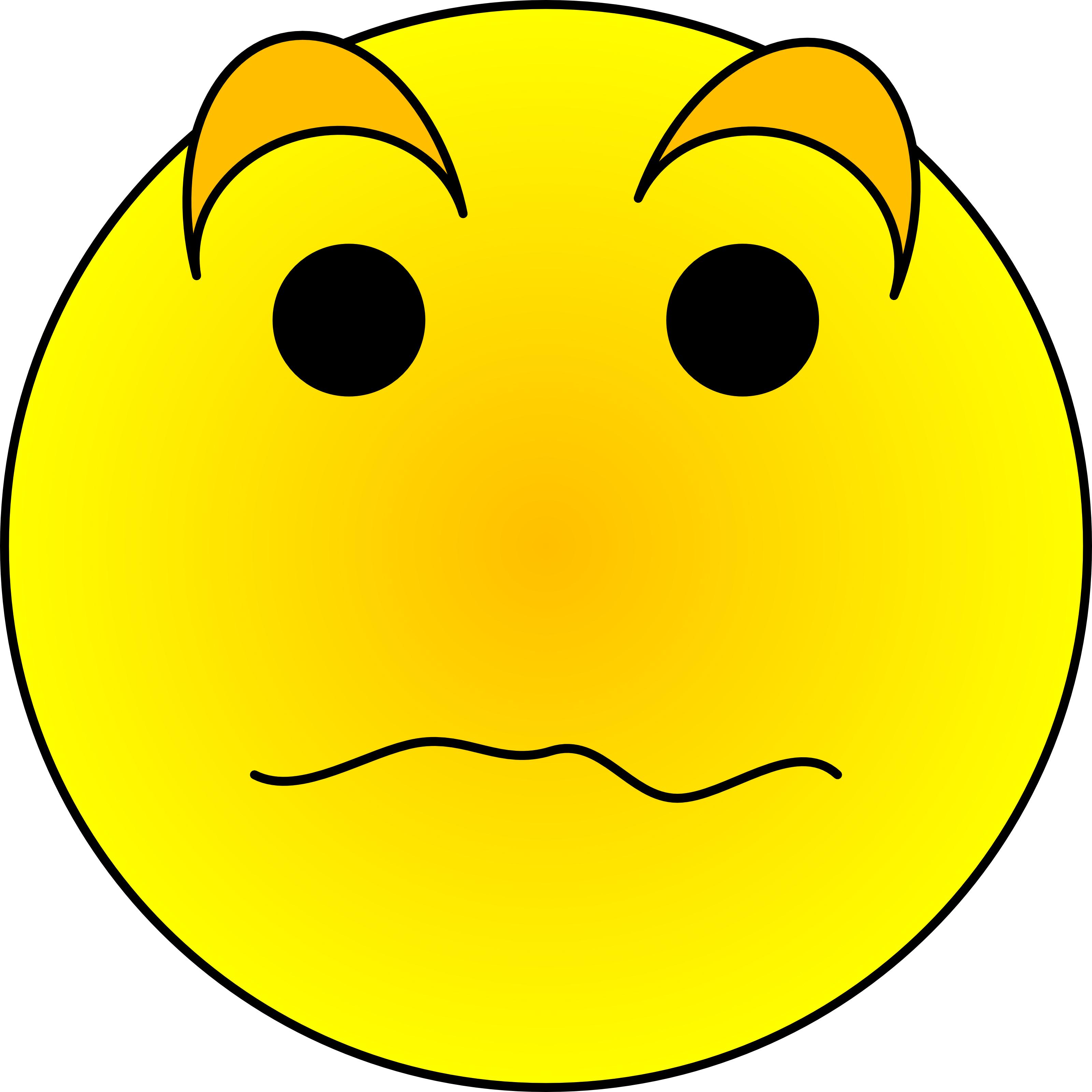 3200x3200 Best 15 Green Smiley Face Clip Art Emotions Free Worried Drawing