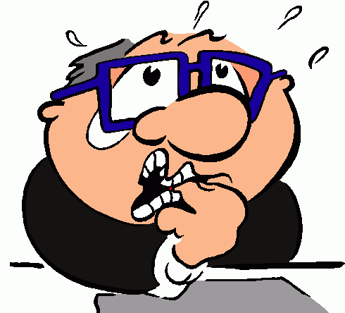 490x444 Fear Clipart Worried Person