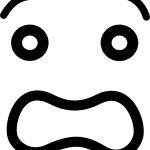 150x150 Scared Face Clipart Worried Face Clip Art