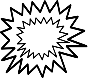 300x279 Double Pow Bubble Clip Art