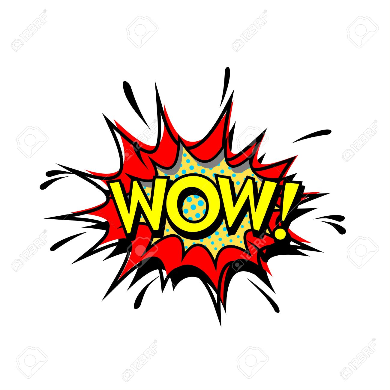 1300x1300 Comic Clipart Wow