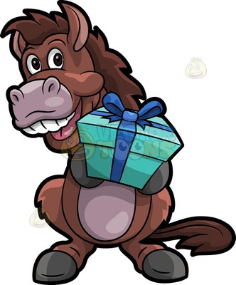 332x400 Gift Wrap Clipart