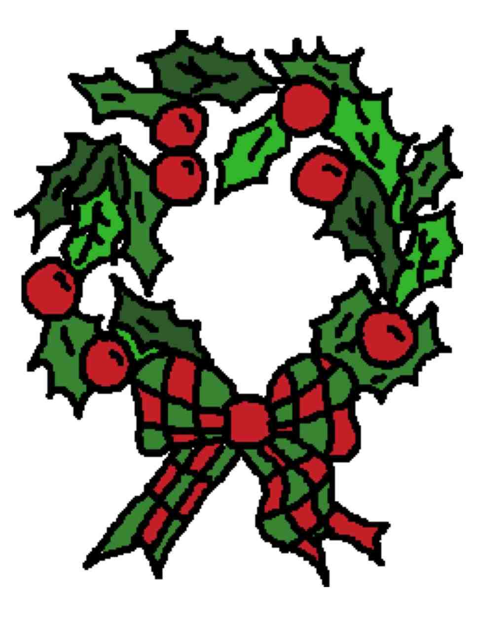 967x1251 Sports Made Holly Stock Illustration Cartoon Christmas Wreath